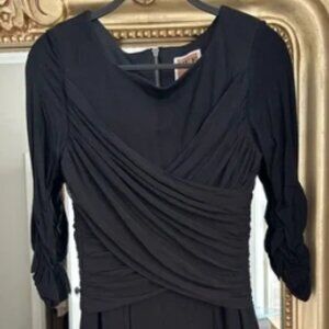 Black midi dress‎
